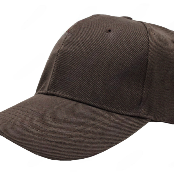 Gorra acrílico, color café, ajustable.