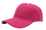 Gorra acrílico, color fucsia, ajustable.