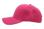 Gorra acrílico, color fucsia, ajustable.
