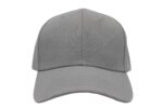 Gorra acrílico, color gris claro, ajustable.