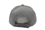 Gorra acrílico, color gris claro, ajustable.