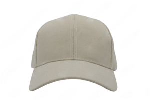 Gorra acrílico, color hueso, ajustable.