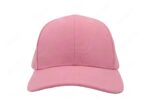 Gorra acrílico, color rosa, ajustable.