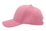 Gorra acrílico, color rosa, ajustable.
