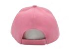 Gorra acrílico, color rosa, ajustable.