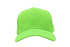 Gorra acrílico, color verde, ajustable.