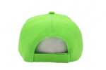 Gorra acrílico, color verde, ajustable.