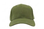 Gorra acrílico, color verde militar, ajustable.