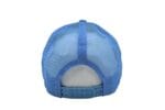 Gorra trucker de malla, color azul cielo, ajustable.