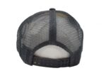 Gorra trucker de malla, color blanco/gris oscuro, ajustable.