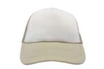 Gorra trucker de malla, color kakhi, ajustable.