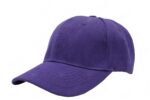 Gorra acrílico, color morado, ajustable.