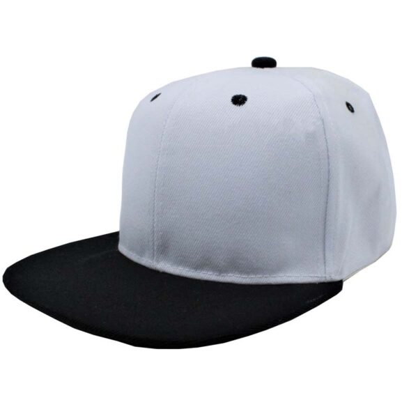 Gorra acrílico plana, ajustable.