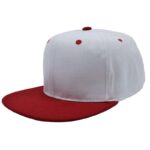 Gorra acrílico plana, ajustable.