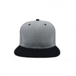 Gorra acrílico plana, ajustable.