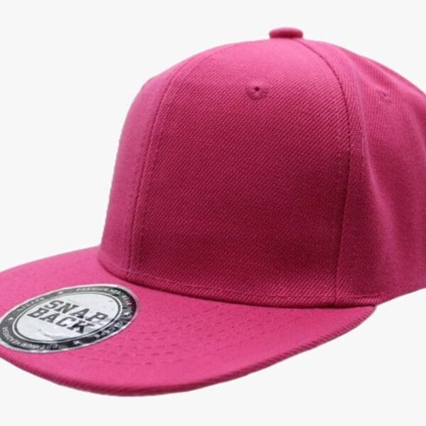 Gorra acrílico plana, ajustable.