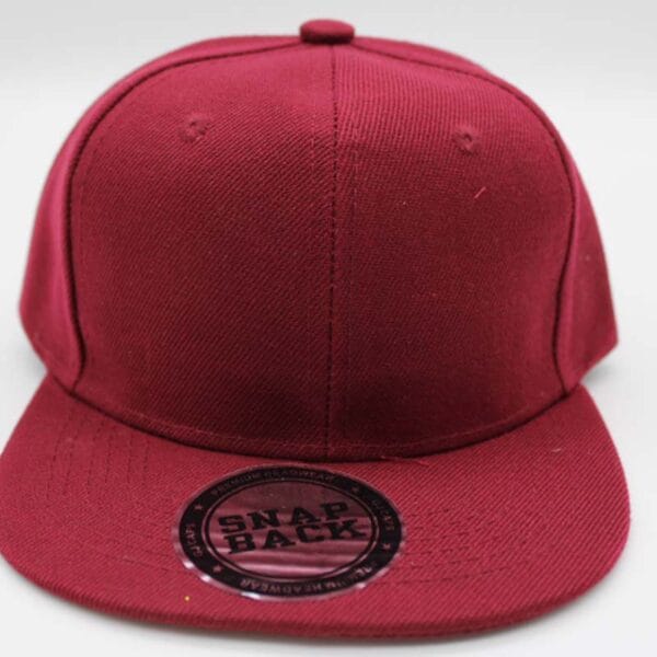 Gorra acrílico plana, ajustable.