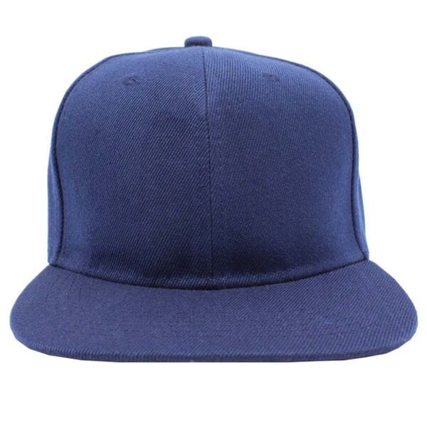 Gorra acrílico plana, ajustable.