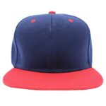 Gorra acrílico plana, ajustable.