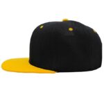 Gorra acrílico plana, ajustable.