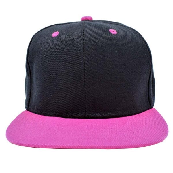 Gorra acrílico plana, ajustable.