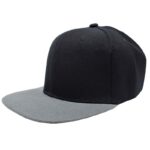 Gorra acrílico plana, ajustable.