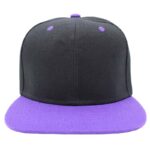 Gorra acrílico plana, ajustable.