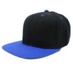 Gorra acrílico plana, ajustable.