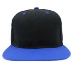 Gorra acrílico plana, ajustable.