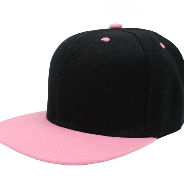 Gorra acrílico plana, ajustable.