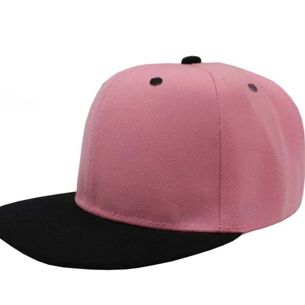 Gorra acrílico plana, ajustable.