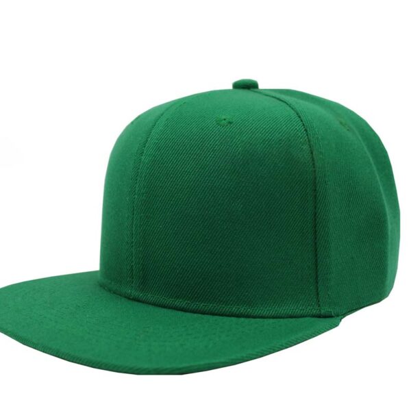 Gorra acrílico plana, ajustable.