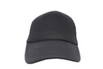 Gorra trucker de malla, color negro, ajustable.