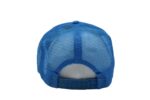 Gorra trucker de malla, color turquesa, ajustable.