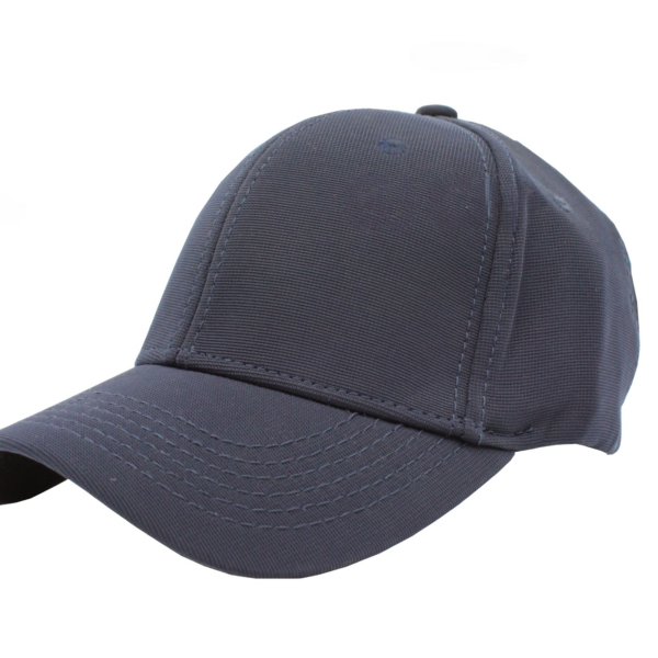 Gorra flex, color azul marino, ajustable.