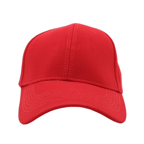 Gorra flex, color roja, ajustable.
