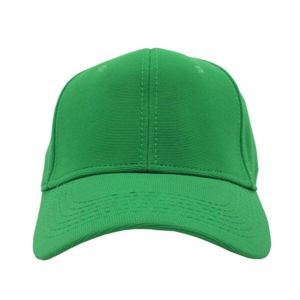 Gorra flex, color verde bandera, ajustable.